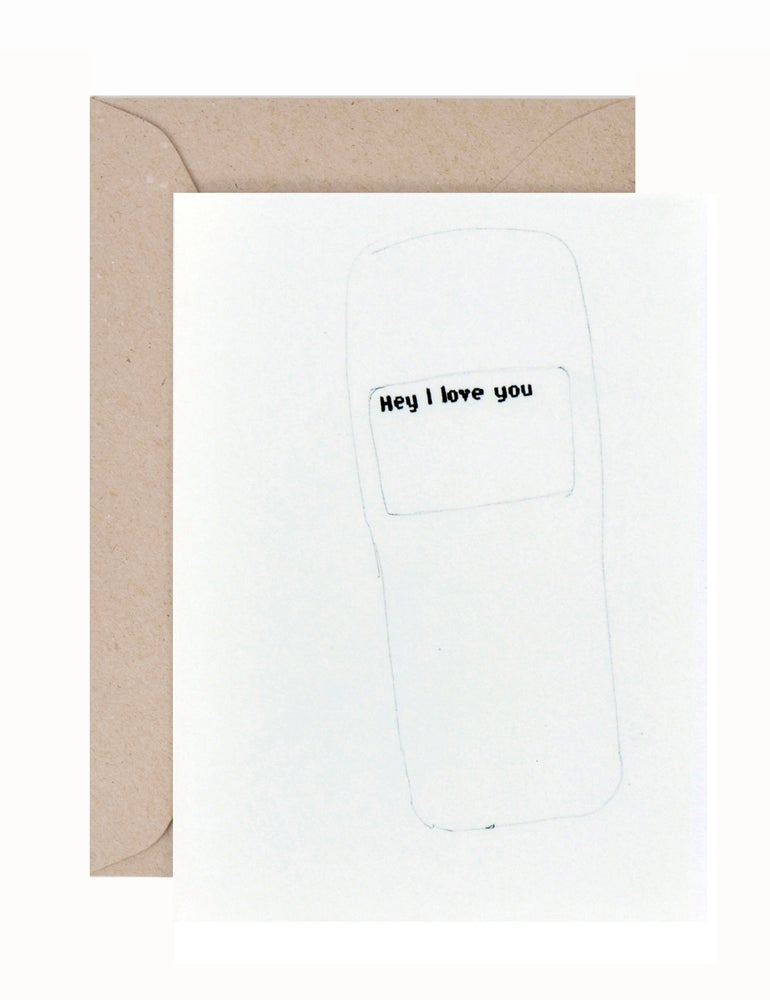 Kati Rule: I Love You Greeting Card & Envelope