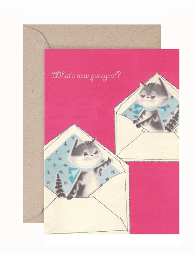 Miss Jane: Pussycat Greeting Card & Envelope