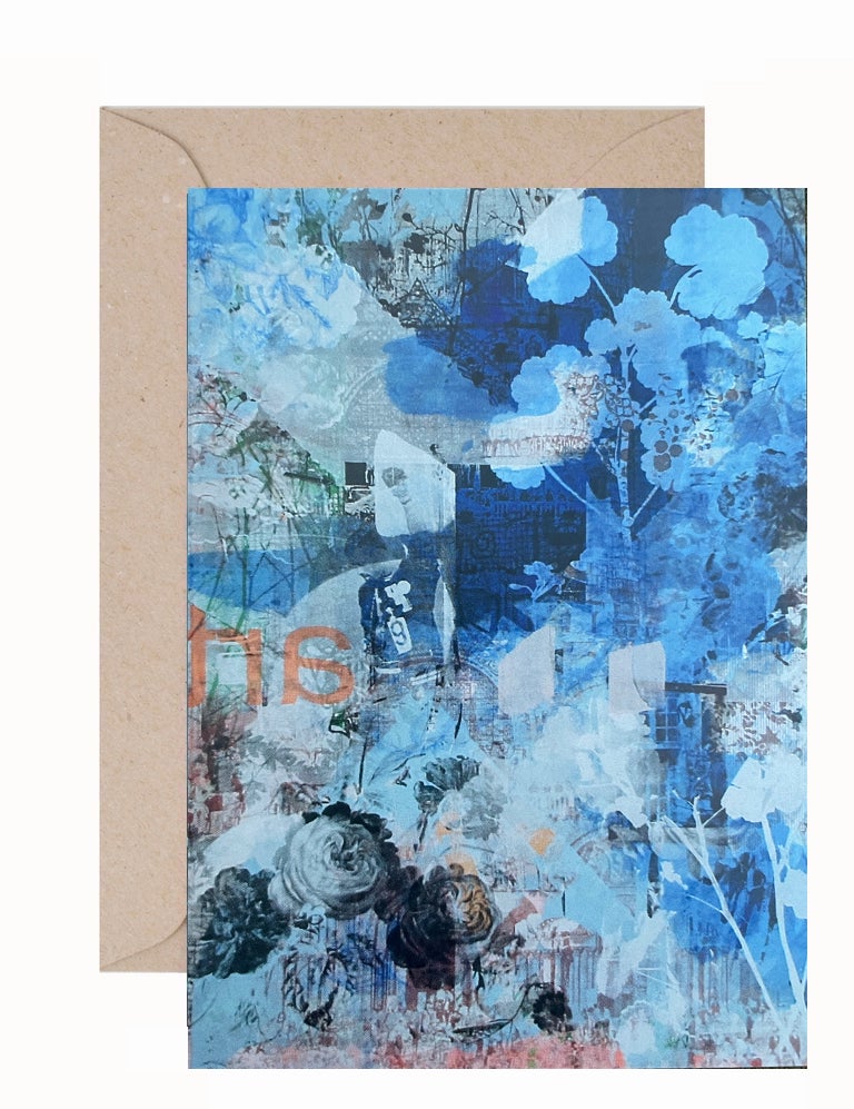 Stewart Russell: Backing Cloth Painting #1 Greeting Card & Envelope