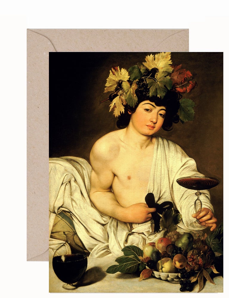 Caravaggio: Bacchus Greeting Card & Envelope