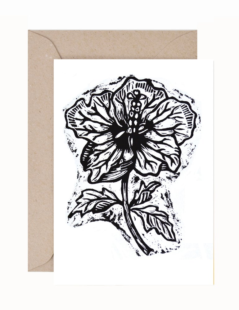 Gavin Brown: Hibiscus Greeting Card & Envelope