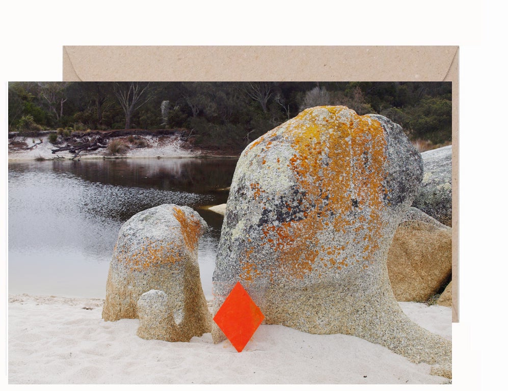 Kerrie Poliness: Larapuna Binalong Bay Greeting Card & Envelope