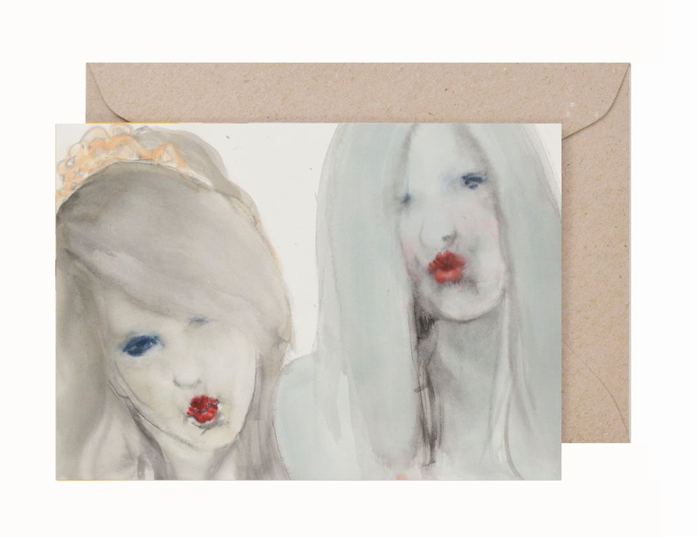 Fiona McMonagle: Kiss Kiss Greeting Card & Envelope