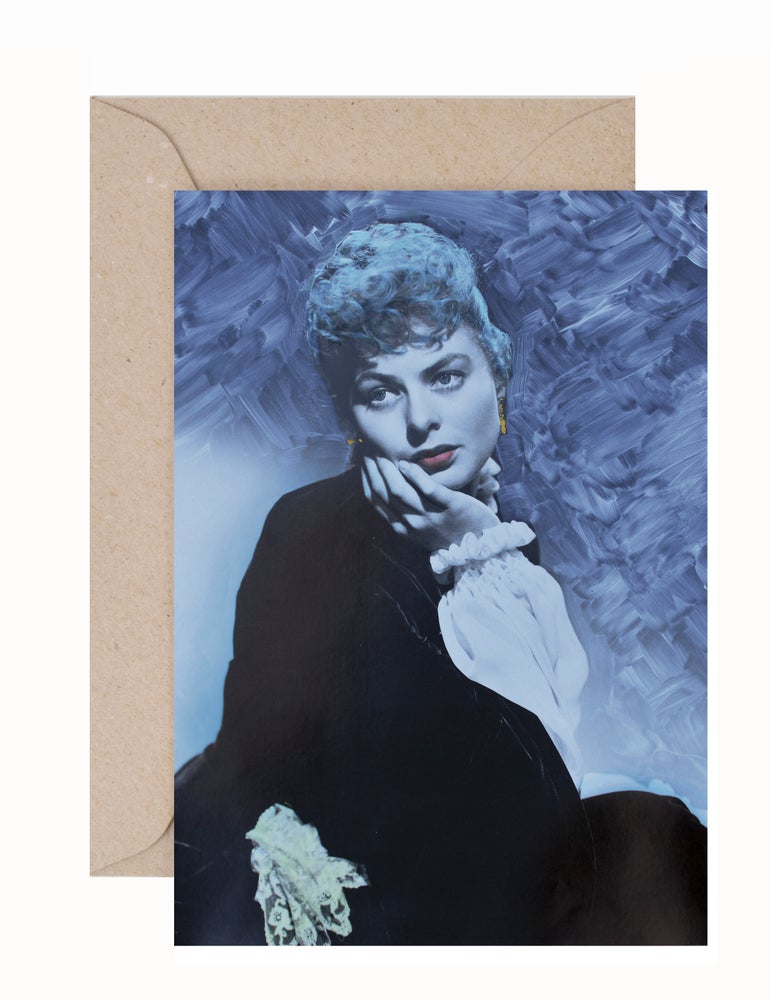 Nat Thomas: Ingrid Bergman Greeting Card & Envelope