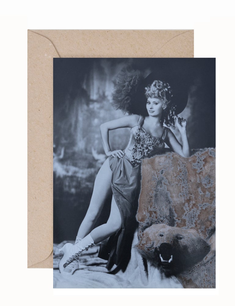 Nat Thomas: Sophia Loren Greeting Card & Envelope