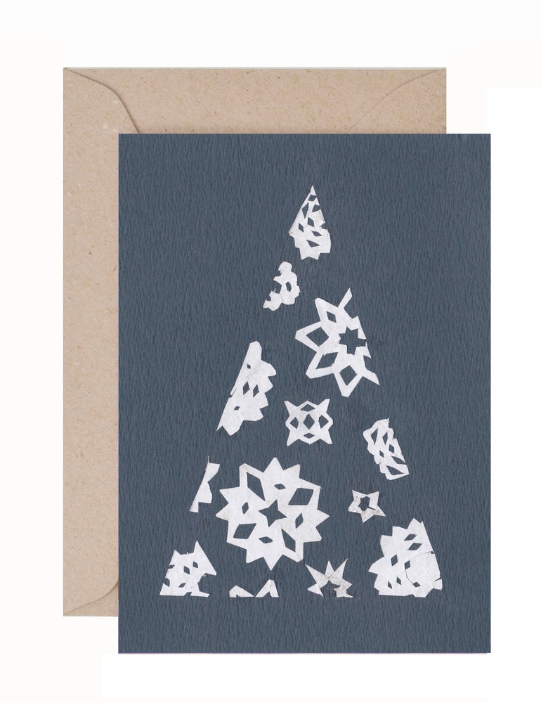 Ruby Ali: Paper Cuts Christmas Greeting Card & Envelope