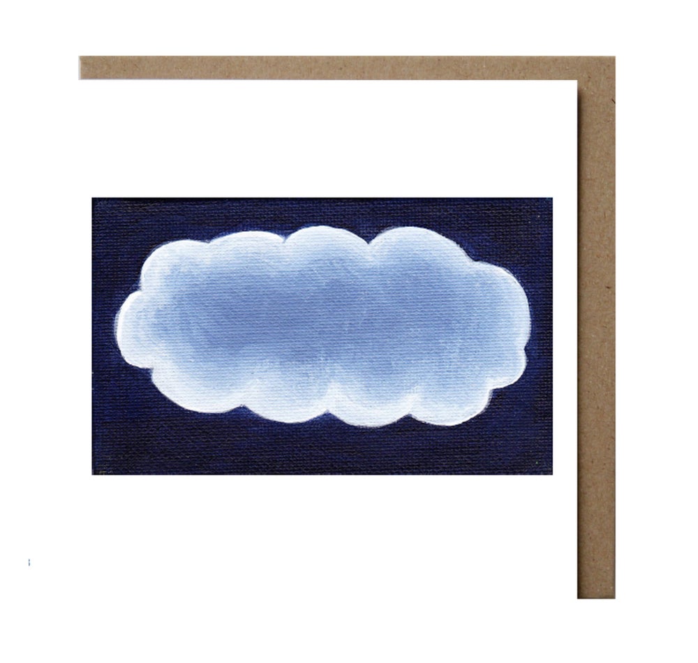 Jane Trengove: Blue Cloud Greeting Card & Envelope
