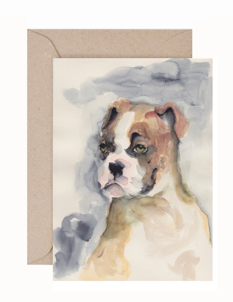 Debbie Pridmore: Aristocratic Hound Greeting Card & Envelope