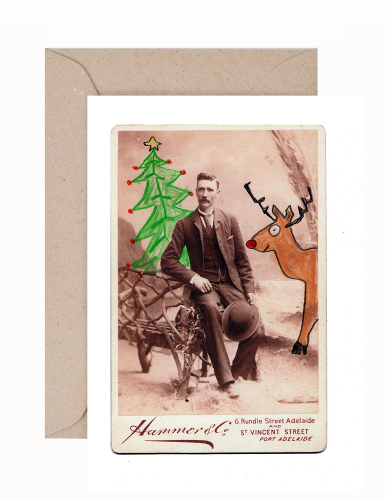 Lex Middleton: Caribou Greeting Card & Envelope