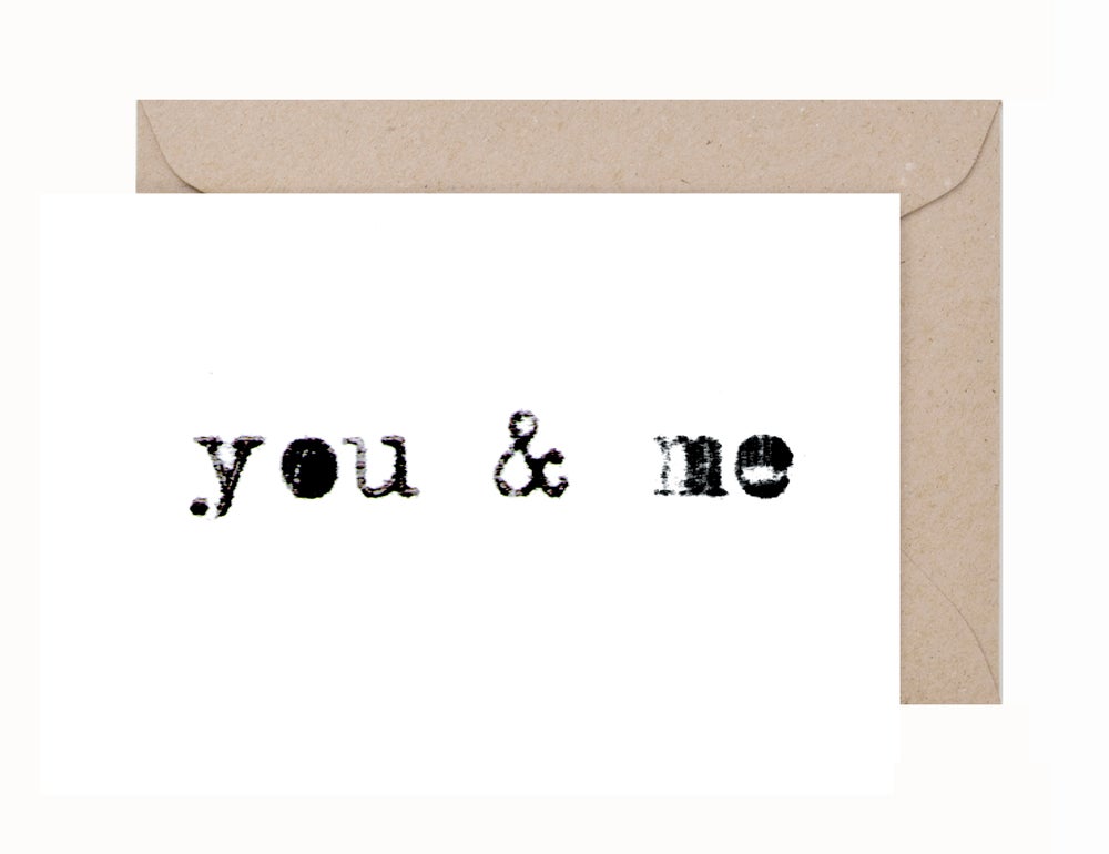 Lex Middleton: You and Me Greeting Card & Envelope