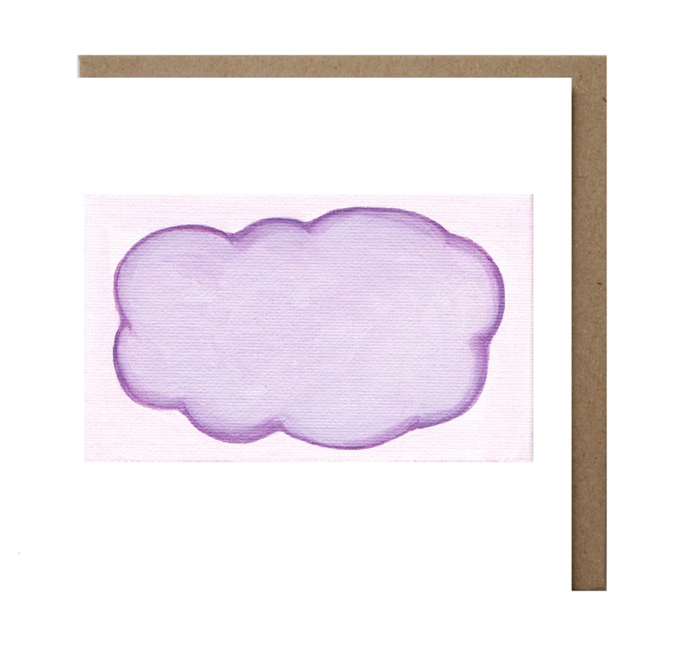 Jane Trengove: Lilac Cloud Greeting Card & Envelope