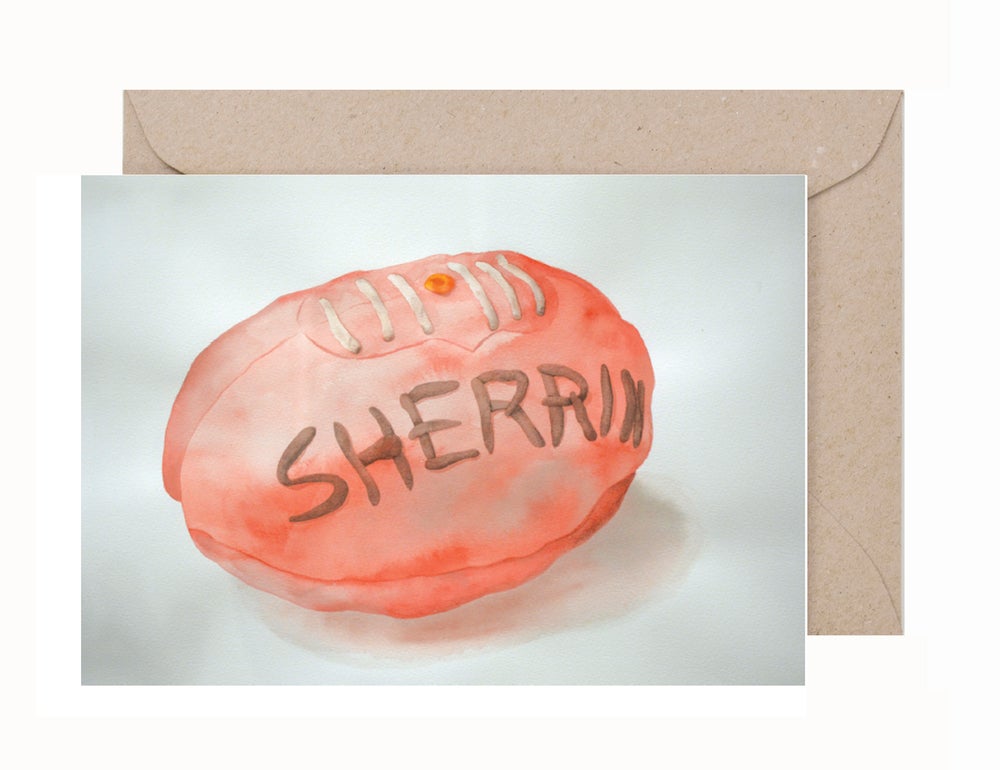 Amanda Marburg: Footy Greeting Card & Envelope