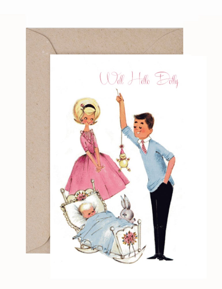 Miss Jane: Hello Dolly Greeting Card & Envelope