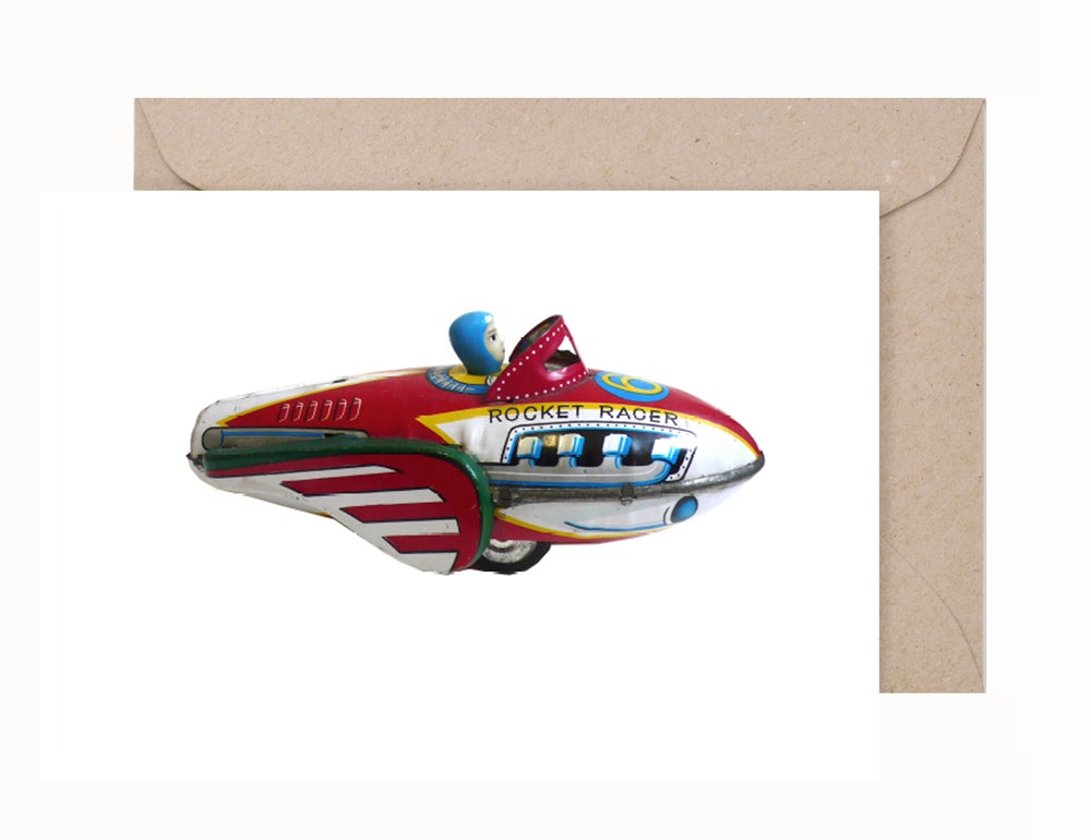Zoe Ali: Rocket Racer Greeting Card & Envelope